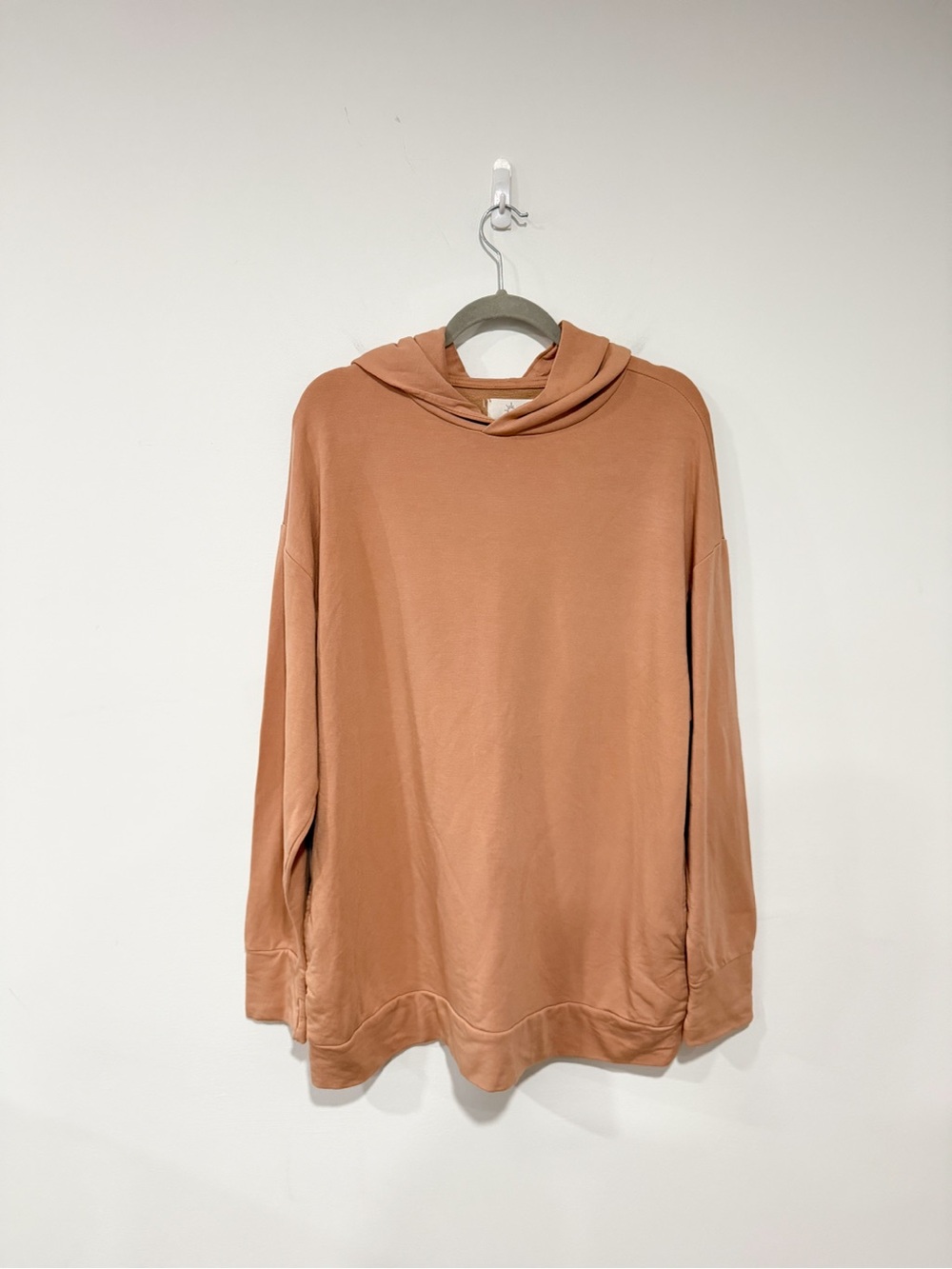 NWOT Aerie Neutral Tan Lightweight Hooded Pullover Size Large